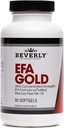 Beverly International EFA Gold, 90 Softgel kapsler. Høj potens Omega- 3s EPA og DHA + Omega 6 & 9 fede syrer. Kombinationsfisk, hørfrø og boragolie.