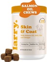 Lakseolie til hunde Hud og Coat af Larry Note 124; Hundetillæg til Itchy Hud & Allergy Relief