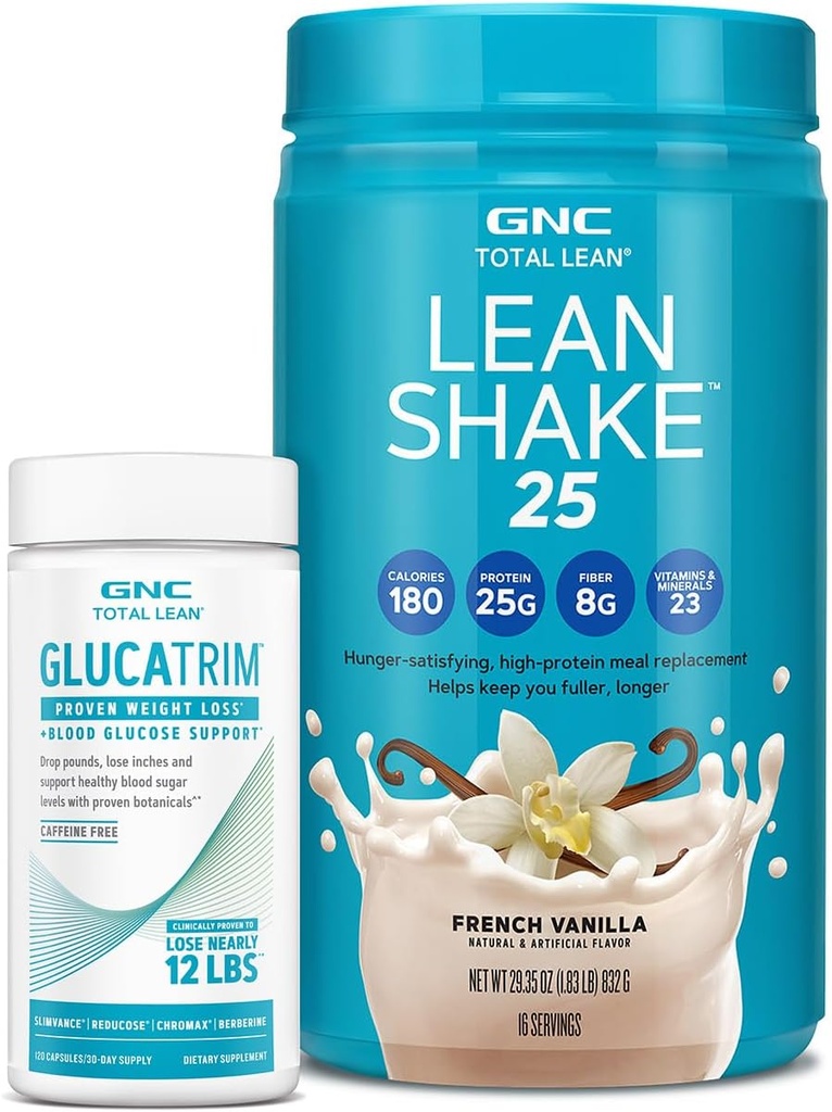 GNC i alt Lean GlucaTrim - 120 kapsler (60 Servere) + GNC i alt Lean I alt