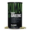 Animal Daily Green Pill Packs - Kale, Hvede Græs, Alfalfa & Mere - Praktisk Prebiotic og Probiotic Superfood Blend til Superior Digestion, Gut Sundhed, og Immunitet for mænd og kvinder - 30 dages forsyning