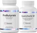 Tesseract Gut & Immune Support Bundle – ProButyrate 600mg & QuerciSorb SR Quercetin 400mg, 120 + 90 Capsules, Gastrointestinal & Immune Health, Hypoallergenic