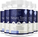 (5 Pack) Neurotonix Memory Supplement - Official Formel - Neuro Tonix Memory Tablets for Focus and Memory, Neruotonix Brain Supplement Pills, Neuro Tonix Advanced Formel Maksimum (300 kapsler)