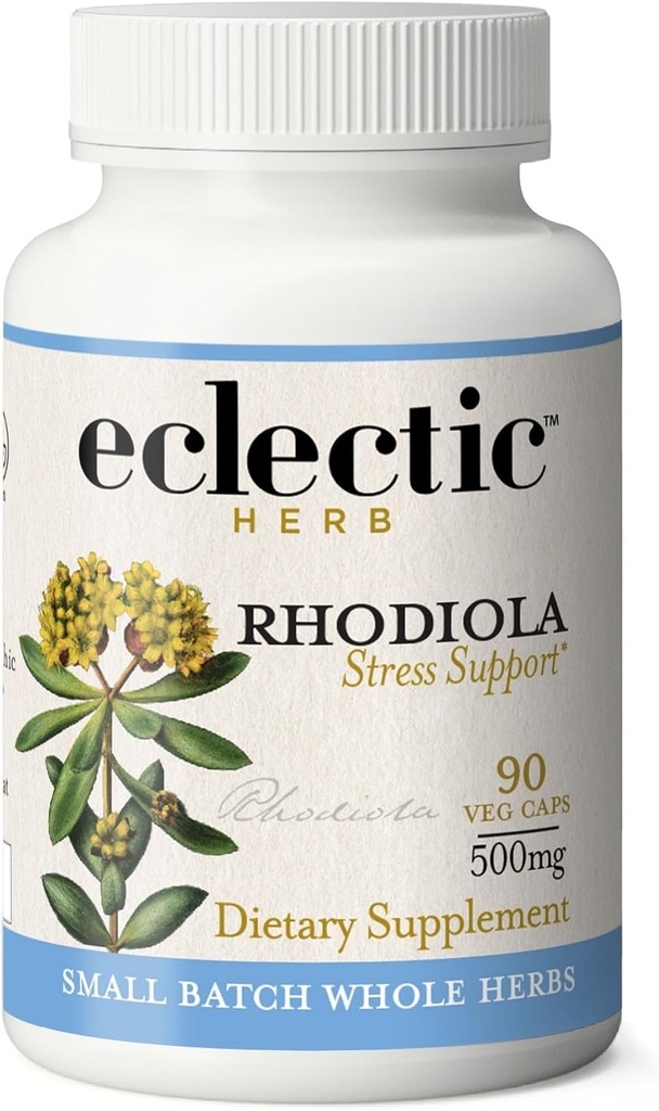 Økologisk Rhodiola 500 Mg Fduv, Blå, 90 Greve
