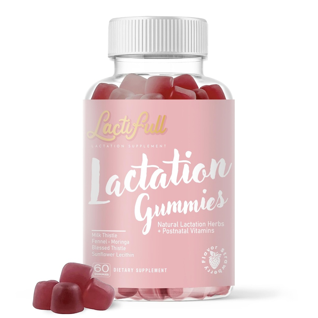 Mælkemultiplikator Amning Postpartum Gummies - Postnatal Support Vitaminer supplement til pleje Amning Mor Mor - Øge mælkeforsyning Produktion Multivitaminer til kvinder