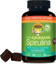 Nutrex Hawaii Spirulina • 124; Vokset udenfor i Kona Hawaii • 124; Natural Superfood supplement (60 Greve, Gummy)