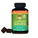 Nutrex Hawaii Spirulina • 124; Vokset udenfor i Kona Hawaii • 124; Natural Superfood supplement (60 Greve, Gummy)