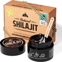 NATURAL SHILAJIT Resin - Shilajit for mænd og kvinder med Fulvic Acid & Trace mineraler, Plantebaserede næringsstoffer til energi, immunforsvar & Vitality Resin