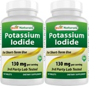 Bedste Naturals Kalium Iodide 130 mg per servering - Kosttilskud, 90 tabletter (2)