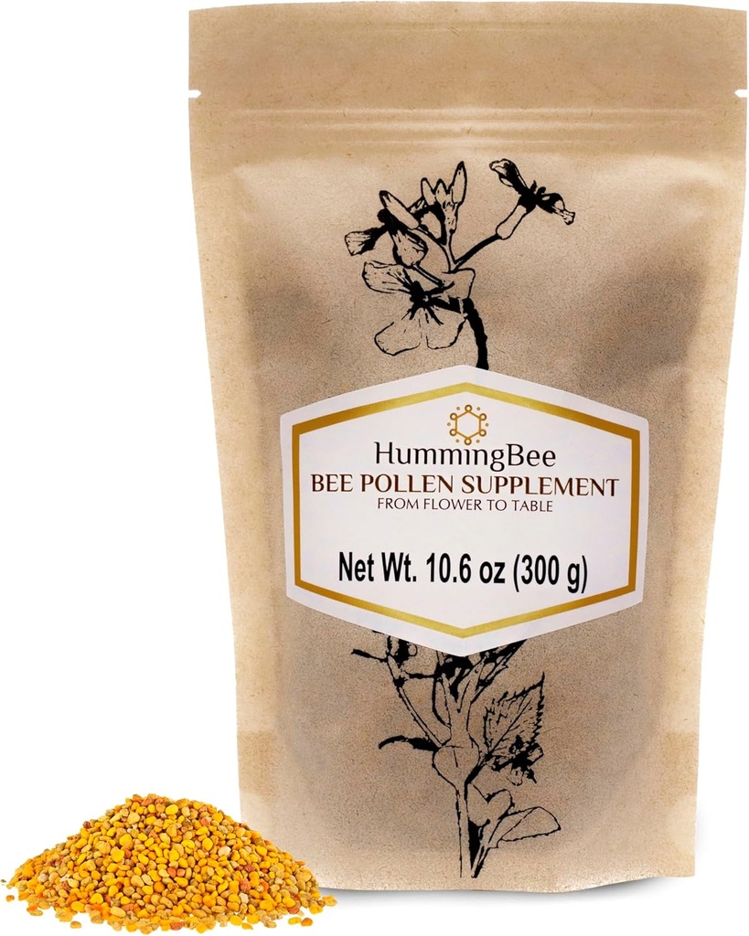 Buzzing med Vitality, Bee Pollen Granules - din naturlige superfood Powerhouse! 100% Ren, let Absorberet, og klar til at brænde dine eventyr - 10.6 Ounces