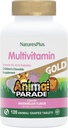 NaturesPlus Animal Parade Gold Multivitamin Children 's Chewables - Watermelon Flavor - 120 Animal- Shaped Tablets, Pack of 2 - Vitamin D3, K2 & Probiotika - Vegan, Gluten Free - 120 Total Servering