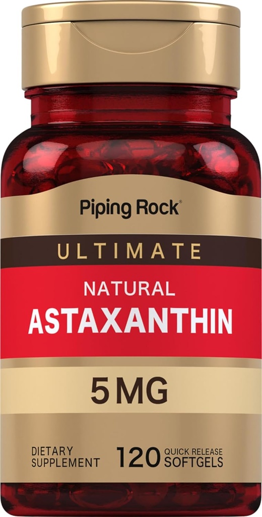 Piping Rock Astaxanthin Supplement 5 mg