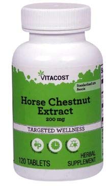 Vitacost Horse Chestnut - Vedvarende udgivelse -- 200 Milligram - 120 tabletter
