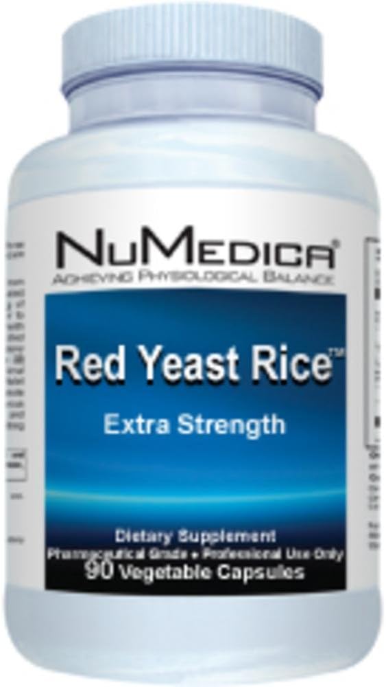 Numedica - rød gær ris ekstra styrke 90 Vegetabilske kapsler