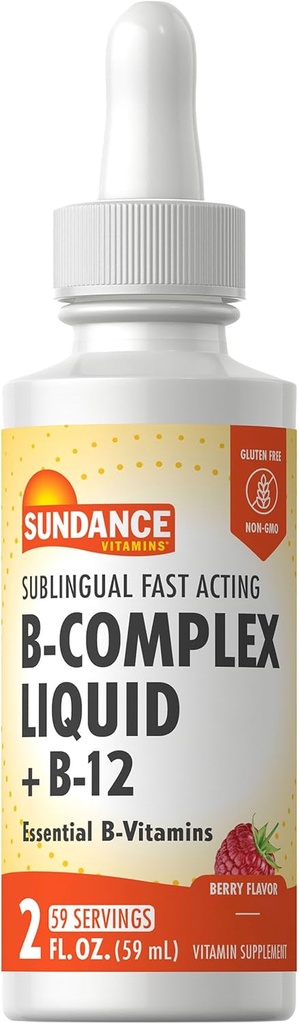 Sundance Sublingual Vitamin B Complex 124; 2 Fluid Ounces