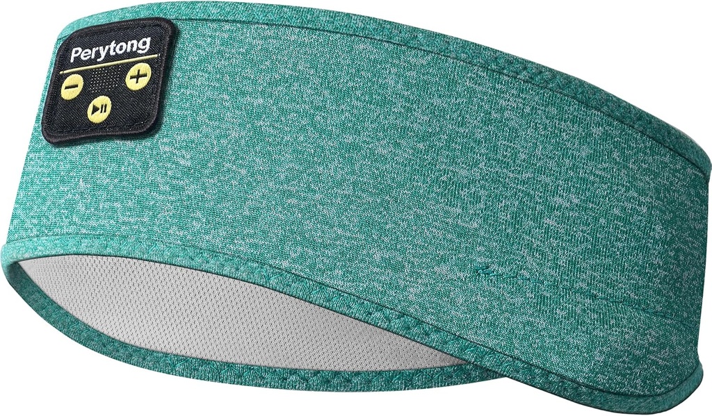 Perytong Sleep Headphones, Bluetooth Sport Headband Headphones med Ultra-Thin HD Stereo højttalere Perfekt til søvn, træning, jogging, Yoga, Insomnia, Air Travel, Meditation
