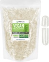XPRS Nutra Størrelse 2 Tomme kapsler - 5000 Clear Tom Vegan - Vegetarisk DIY Vegetabilsk kapsel Fyldning - Veggie Pille kapsler piller