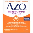 AZO Brege Control med Go- Mindre daglige tillæg Note 124; Hjælper med at reducere lejlighedsvis nødsituation, lækage på grund af latter, nysen og motion † † †