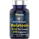 tnvitamin Melatonin 15 MG per kapsel (240 kapsler)