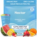 Nectar Energy Booster - Organic Coffein, B12 & Electrolytes - Sukker Free & Zero Calorie - Sund kaffe, Energidrik & Soda Alternativ - Hydration & Energy Supplement (Variety 30 Powder Packets)