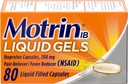 Motrin IB Ibuprofen 200mg Flydende geler, Ibuprofen Smerte Reliever & Feber Reducer for voksne, lindring fra mindre arthritis Smerte, Muskelache, Hovedpine, Menstruelle kramper & Backache, 80 læ