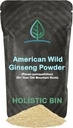 Holistisk Bin Wild American Ginseng Powder Pure Organic Ginseng supplement Lavet med Wild Hartered 20 + År Gamle Rødder fra Appalachia (Panax Quinquefolius)