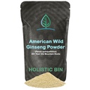 Holistisk Bin Wild American Ginseng Powder Pure Organic Ginseng supplement Lavet med Wild Hartered 20 + År Gamle Rødder fra Appalachia (Panax Quinquefolius)