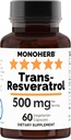Trans Resveratrol 500 mg - 60 Veg Kapsler