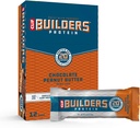 Clif Builder - Proteinbarer - Chokolade Peanut Butter Flavor - 20g Protein - Gluten Free (2.4 Ounce, 12 Greve)