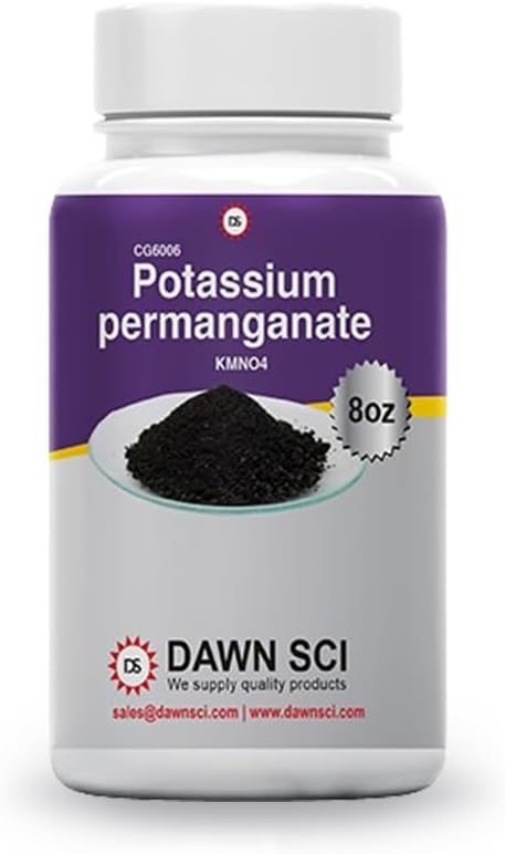 Regent Grade Kalium Permanganet 8oz Free Flowing Powder