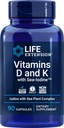Life Extension Vitamin D og K med Sea- Jod, 90 kapsler