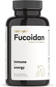 Certificeret økologisk Fucoidan 500 mg Pure Atlantic Patagonian, BB536 ® Probiotika, Fucoidan Specialists for Over 20 År, Immun + Energy, 60 Vegetabilske kapsler (1 flaske)