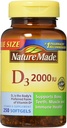 Nm Vit D 2000iu Størrelse 250ct Nature Made Vitamin D 2000iu 250ct