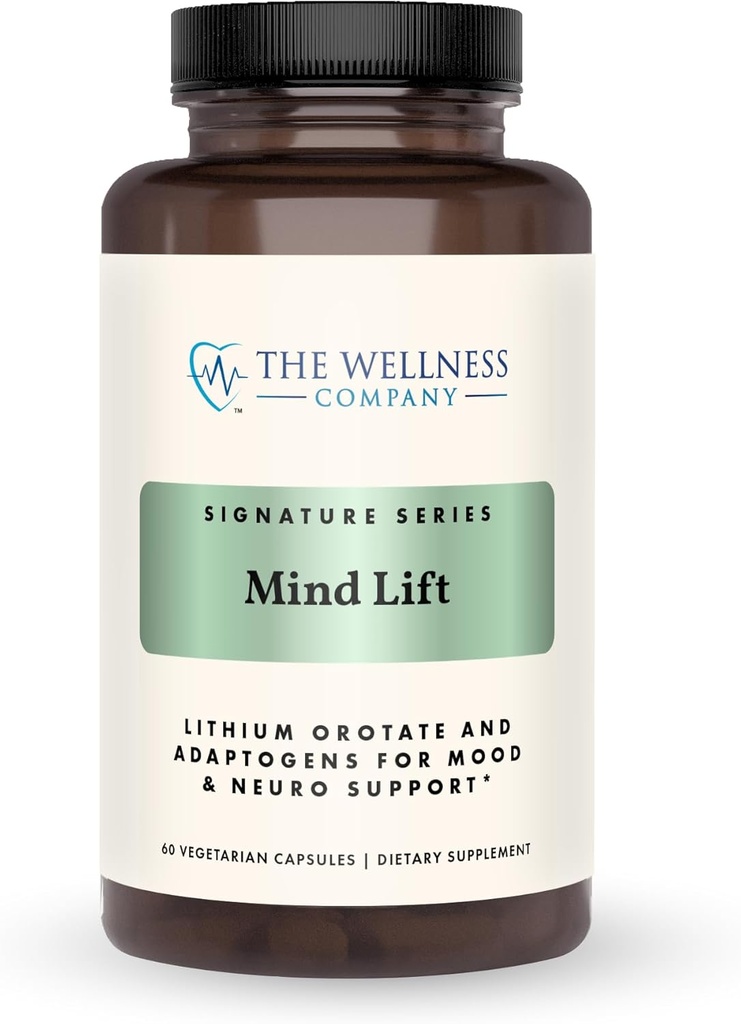 Mind Lift - Mood Boost, Mental Focus, Cognitive Defense - Lithium, GABA, DHA L- Phenylalanin