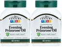 21. århundrede Aften Primrose Oil Softels, 60 Greve (pakke med 2)