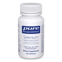 Ren indkapsling Selenium - 200 mcg - for sund cellulær funktion, immunsystem & antioxidant forsvar - Mineral supplement - Vegan & Gluten Free - 60 kapsler