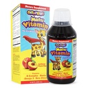 GirafKids Flydende Multivitamin til børn alder 4 +, 8oz - Daglige Child Vitaminer med Biotin, vitamin A, B Complex, Folsyre, Omega-3 & Beta Glucan - Kosttilskud til børn vækst og energi