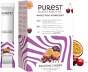 Kend Brainer Purest Electrolyte Passion Cherry Powder Packets - Whole Food Hydration - Organic Freeze- Tørrede Frugter og Solar Sea Salte til Ultimate Electrolyte Balance