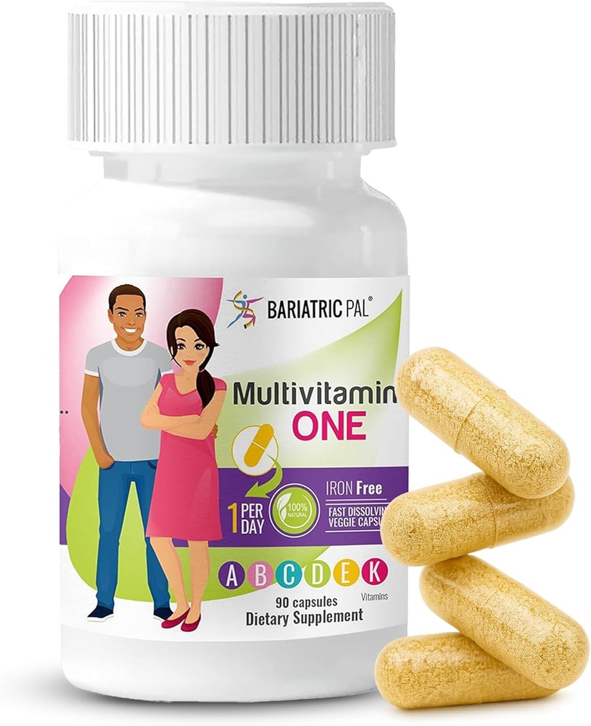 BariatricPal Multivitamin ONE 1 per dag! Bariatric Multivitamin Capsule Iron Free