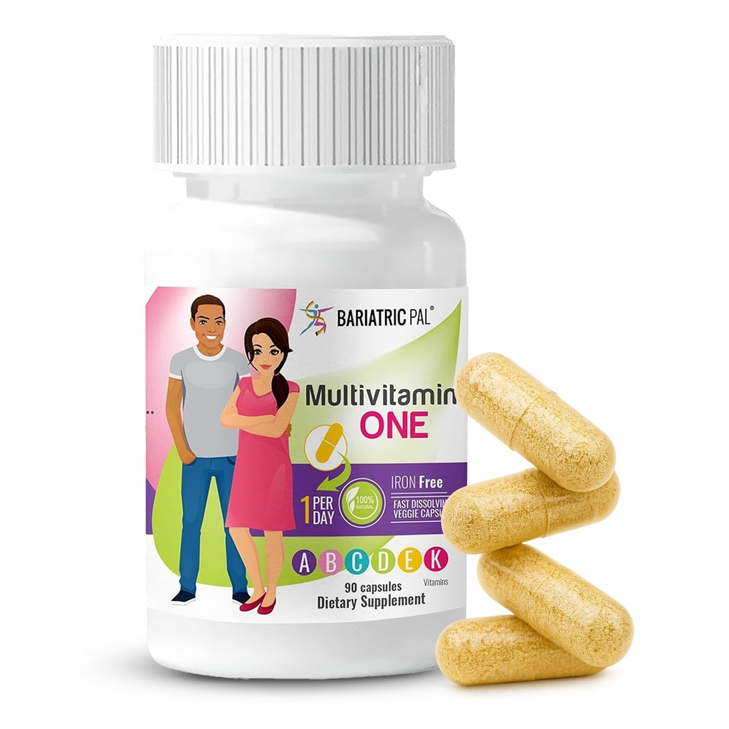 BariatricPal Multivitamin ONE 1 per dag! Bariatric Multivitamin Capsule Iron Free