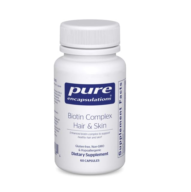 Ren indkapsling Biotin Complex Hår & Skin Note 124; Biotin Complex for sundt hår og hud Support