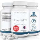 Dr. Westin Childs Essential T2 - T2 Thyroid Support Supplement med Bio- Identical 3,5 Diiodo- l- thyronin for Hypothyroidisme, Hashimotos, Thyroidektomi & Rai, Non GMO, 60 Day Supply