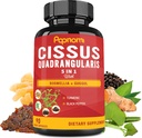 Super Cissus Quadrangularis Uddrag Kapsler med Boswellia, Guggul, Gurkemeje, Pepper Budd124; 3 Months Supply
