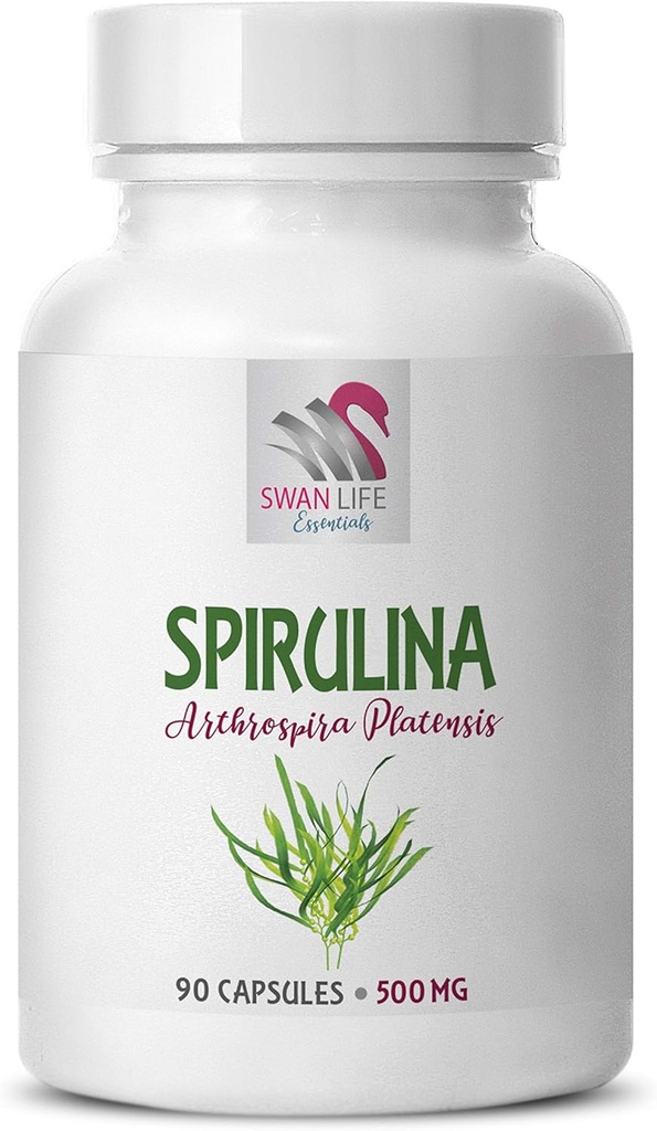 blå spirulina kapsler - spirulina blå - spiruILINA 500MG - spirulina tabletter - spirulina og chlorella pulver økologisk, Spirulina urter Kosttilskud, energi bits spirulina chlorella tabletter 1 flaske