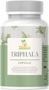 Triphala Capsules 120 til fordøjelsesstøtte, immunboost & antioxidant fordele 100% Herbal Blend of Amla, Haritaki & Bibhitaki Promoes Gut Health (120 Capsule)