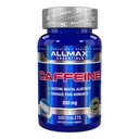 ALLMAX Nutrition Koffein piller, Vedvarende energi & Pre - Workout Mental Focus, Hurtig Absorbing & Vegan, 200 mg, 100 tabletter