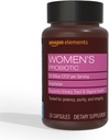 Elements One Daily Women 's Probiotic, Support Urinary Tract og Vaginal Health, 50 Millioner CFU (7 stammer), Lactobaccilus og Bifidobacteria blanding, 30 Kapsler