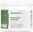 RetzlerRx Glutamin Synergy L- Glutamin Pulver med DGL & Aloe - 9.27 oz Gastrointestinal Support - Non-GMO, Gluten- Free & Vegan Formel for fordøjelsessygdomme og immunsystemet Support