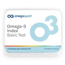 OmegaQuant Omega-3 Index Basic - Den oprindelige Omega-3 blodtestkit med en dråbe blod hjem kit, omfatter blod samling kit; 1 Omega-3 testkit