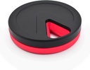 Rejse RX Pill Case af type to Labs - Ugentlig 7 dag Pill Box, Compact Magnetic Pill Organizer til punge eller lommer, Rugged Daily Caddy Holds Vitaminer, Kosttilskud, Medicin. (Vivid Magenta)
