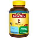 Nature Made Vitamin E 180 mg (400 IE) dl- Alpha, Kosttilskud til antioxidant Support, 300 Softgels, 300 Day Supply